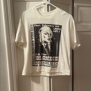 White Blondie Graphic T-Shirt